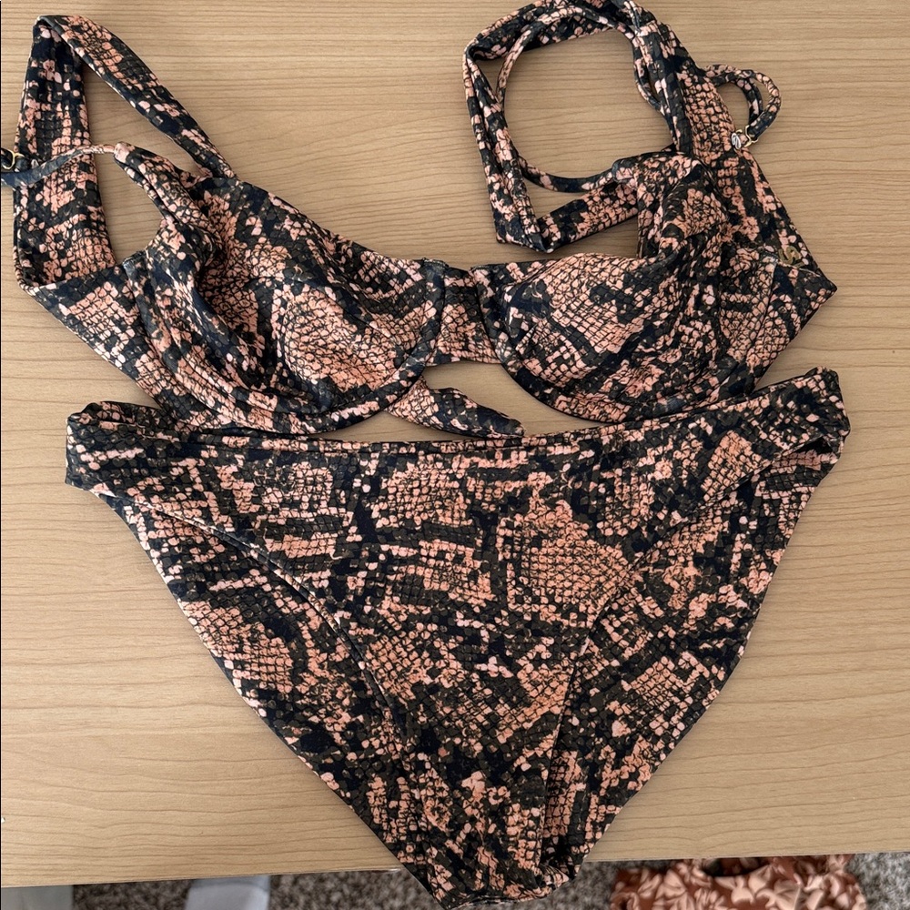 Skatie Snake Print Bikini